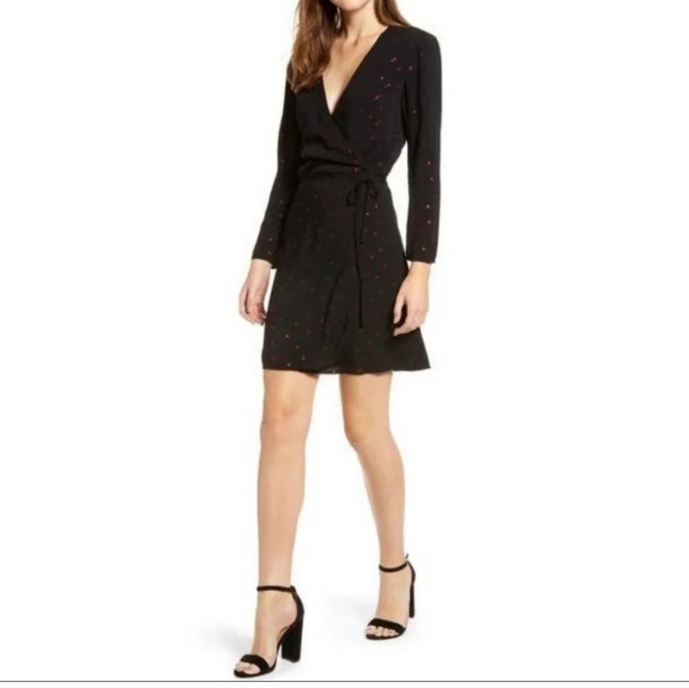 Rails lola metallic cherries dress size s